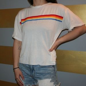 Rainbow Stripe Ginger G T-Shirt